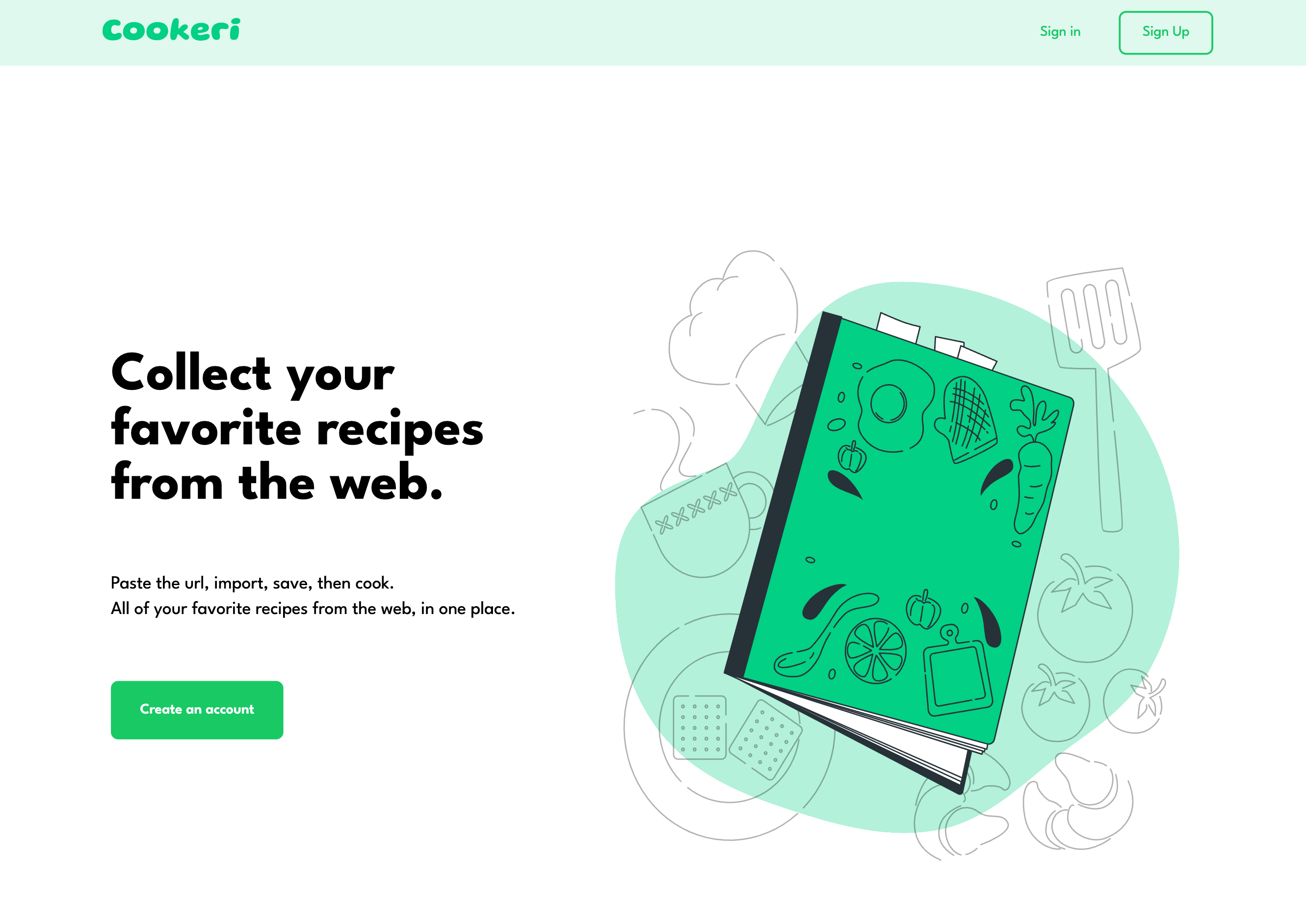 Design on the splash page